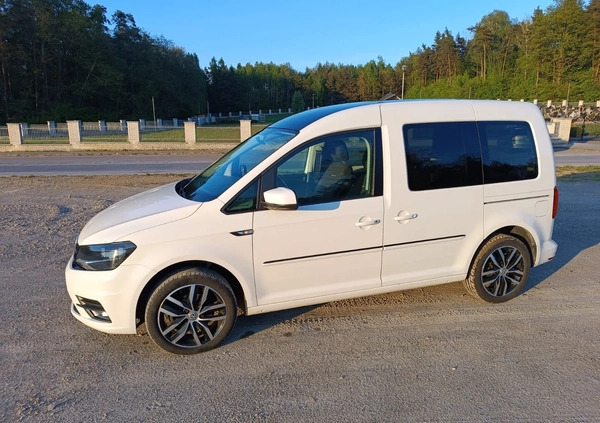 Volkswagen Caddy cena 56900 przebieg: 163435, rok produkcji 2018 z Jordanów małe 37